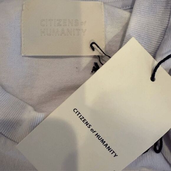 NEW! Citizens of Humanity Oversized Long Sleeve Tee Pale Rainbow Tie Dye Small - Picture 4 of 11